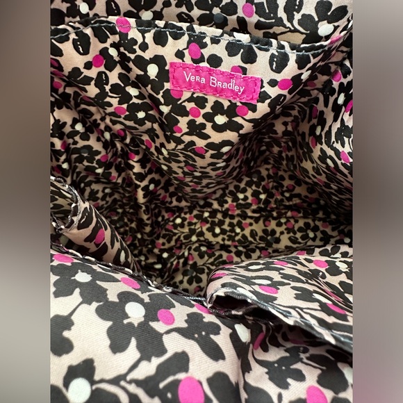 Vera Bradley grey/ blue quilted purse handbag lined - Picture 9 of 10